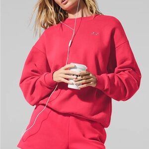 ALO Yoga Women's Candy Red Sweatshirt